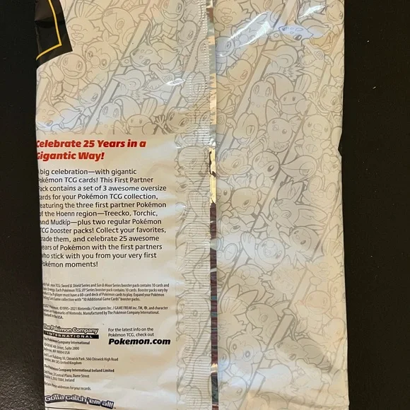 Pokemon TCG First Partner Pack - Hoenn 3 Jumbo Cards + 2 Booster Packs - Picture 5 of 5